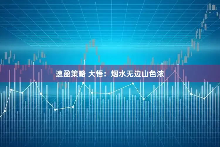 速盈策略 大悟：烟水无边山色浓