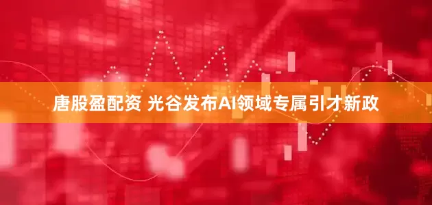 唐股盈配资 光谷发布AI领域专属引才新政